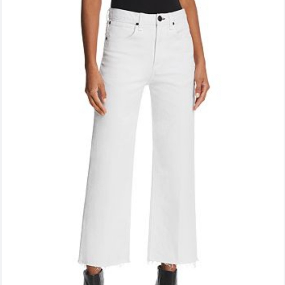 RAG & BONE JUSTINE WIDE LEG ANKLE JEANS